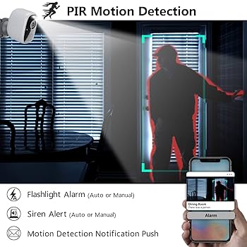 Amazon.com : DCT Wireless Outdoor Security Camera: Magnetic